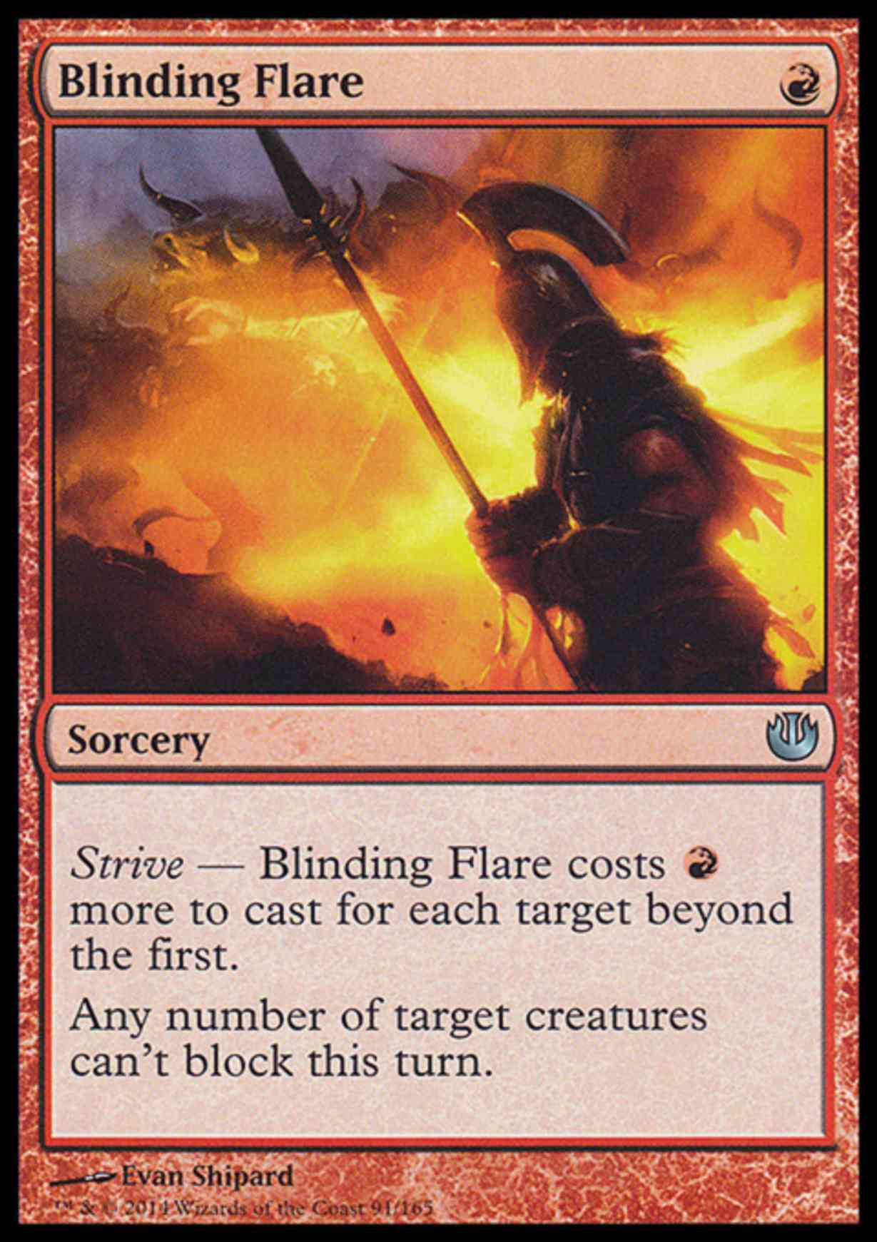 Blinding Flare magic card front