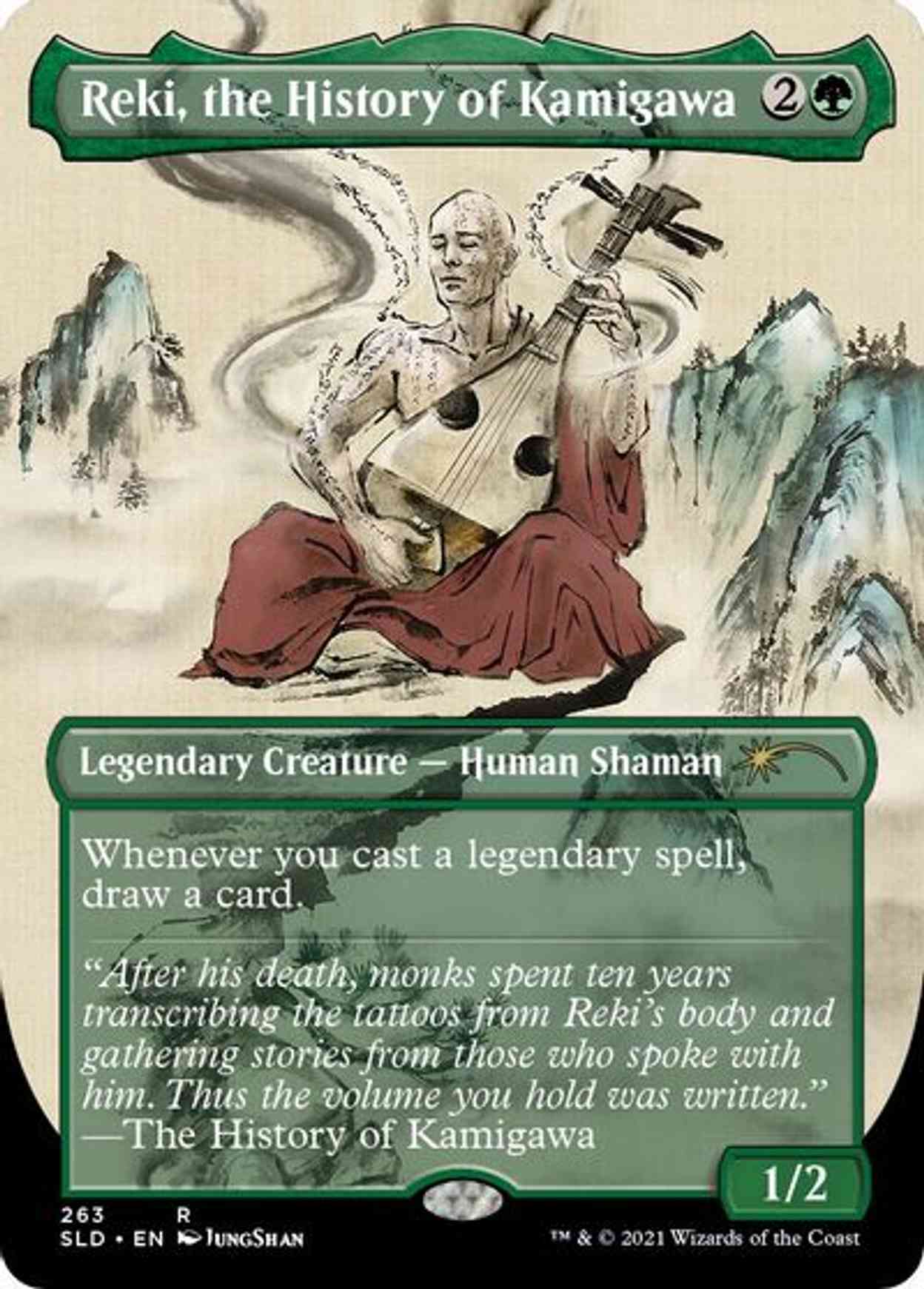 Reki, the History of Kamigawa magic card front