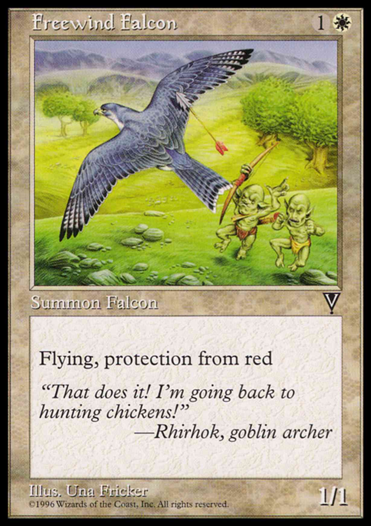 Freewind Falcon magic card front
