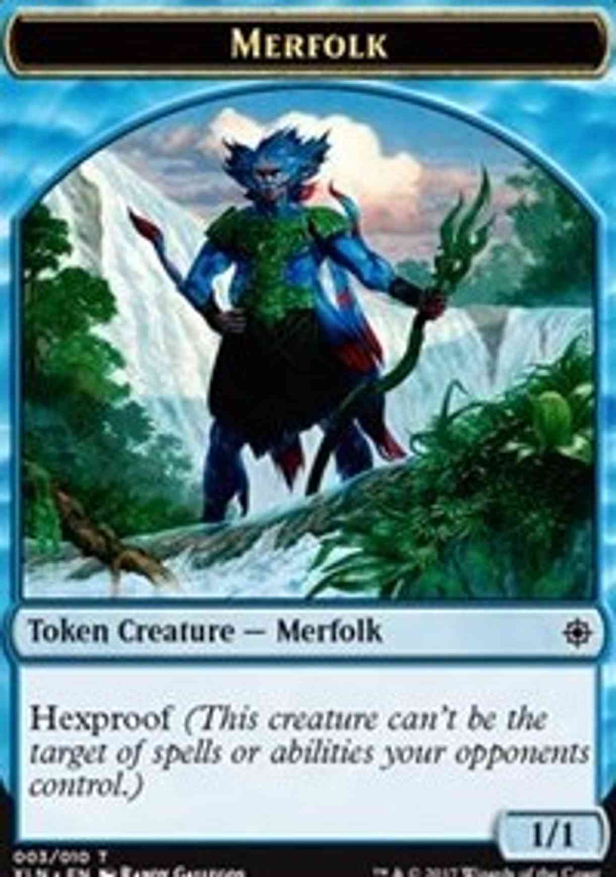 Merfolk Token (003) magic card front