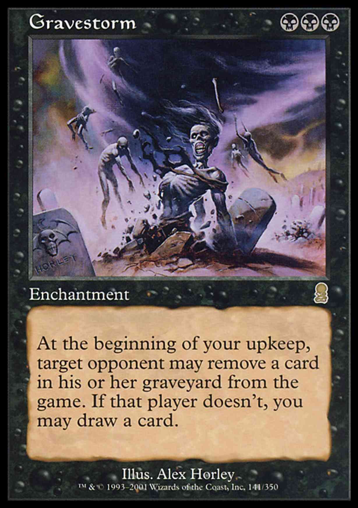 Gravestorm magic card front