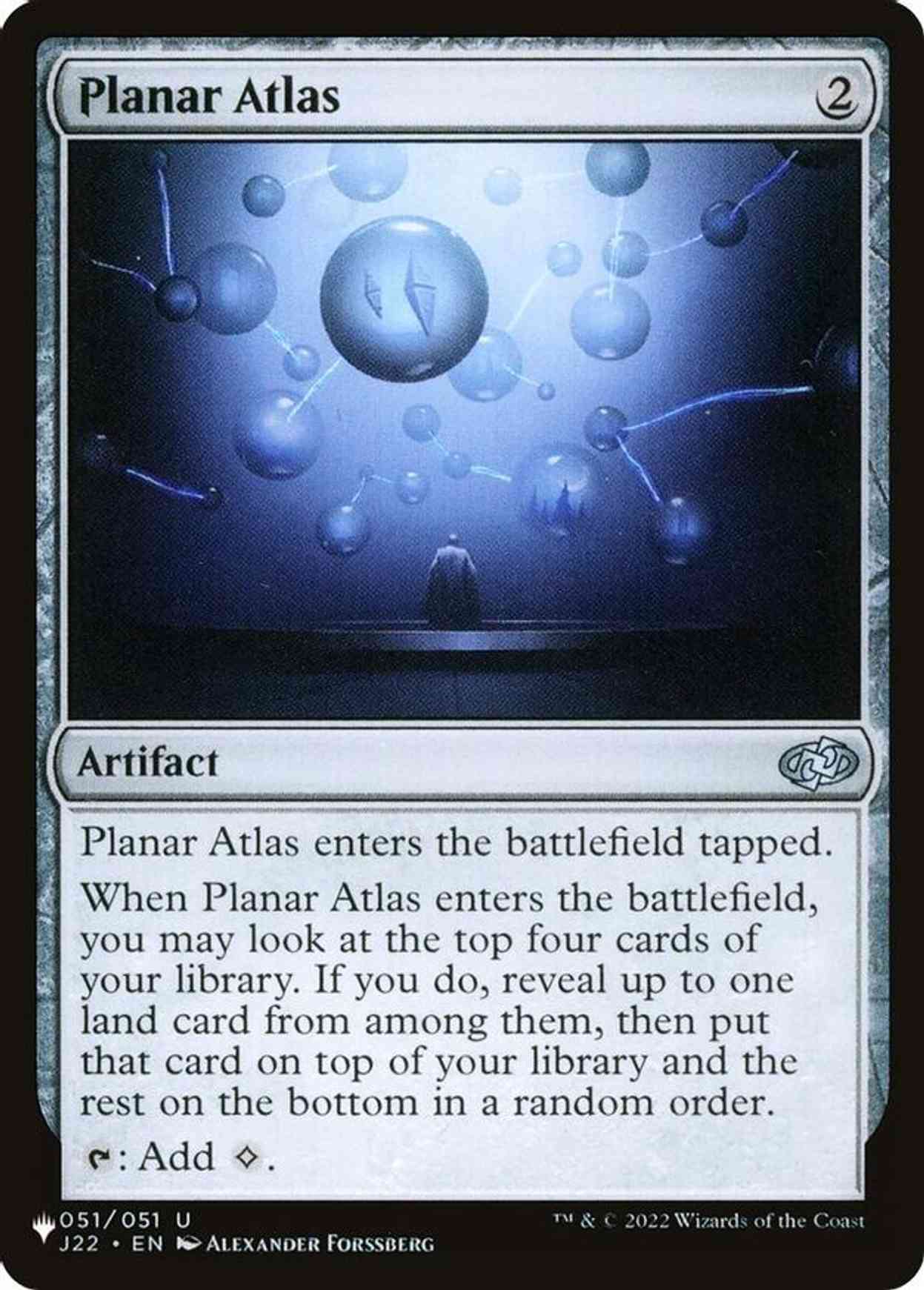 Planar Atlas magic card front