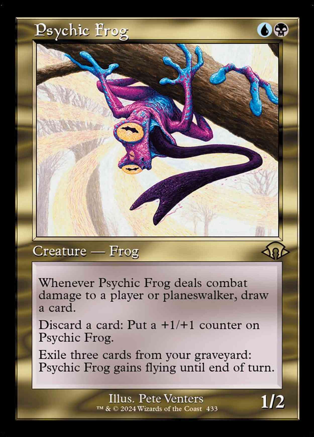 Psychic Frog (Retro Frame) magic card front