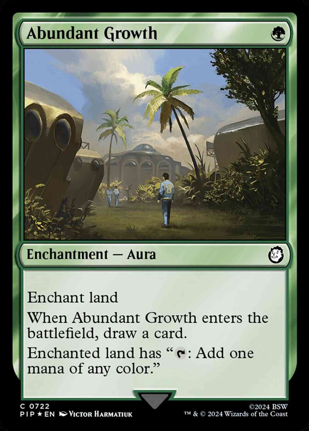 Abundant Growth (Surge Foil) magic card front
