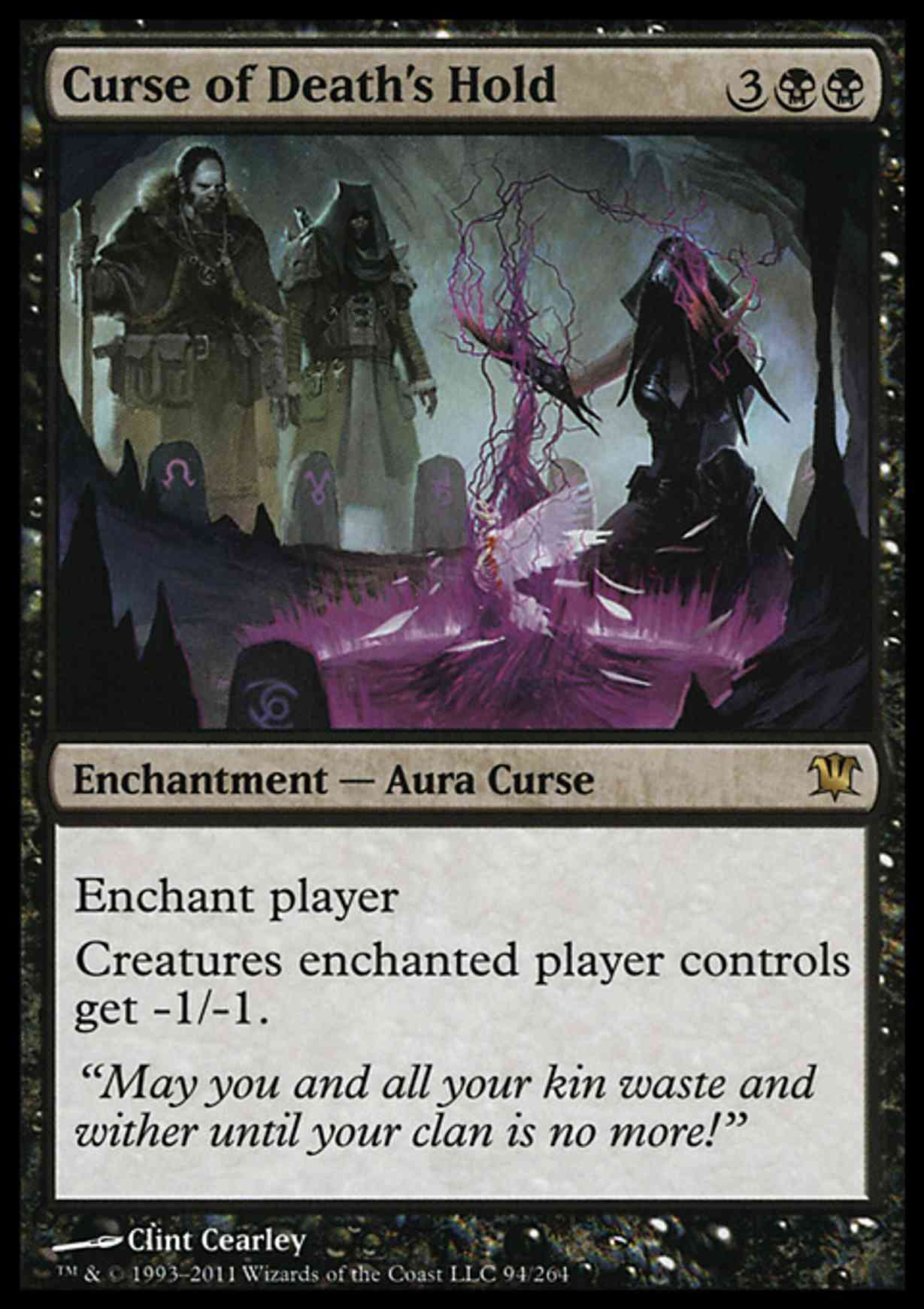 Curse of Death's Hold magic card front