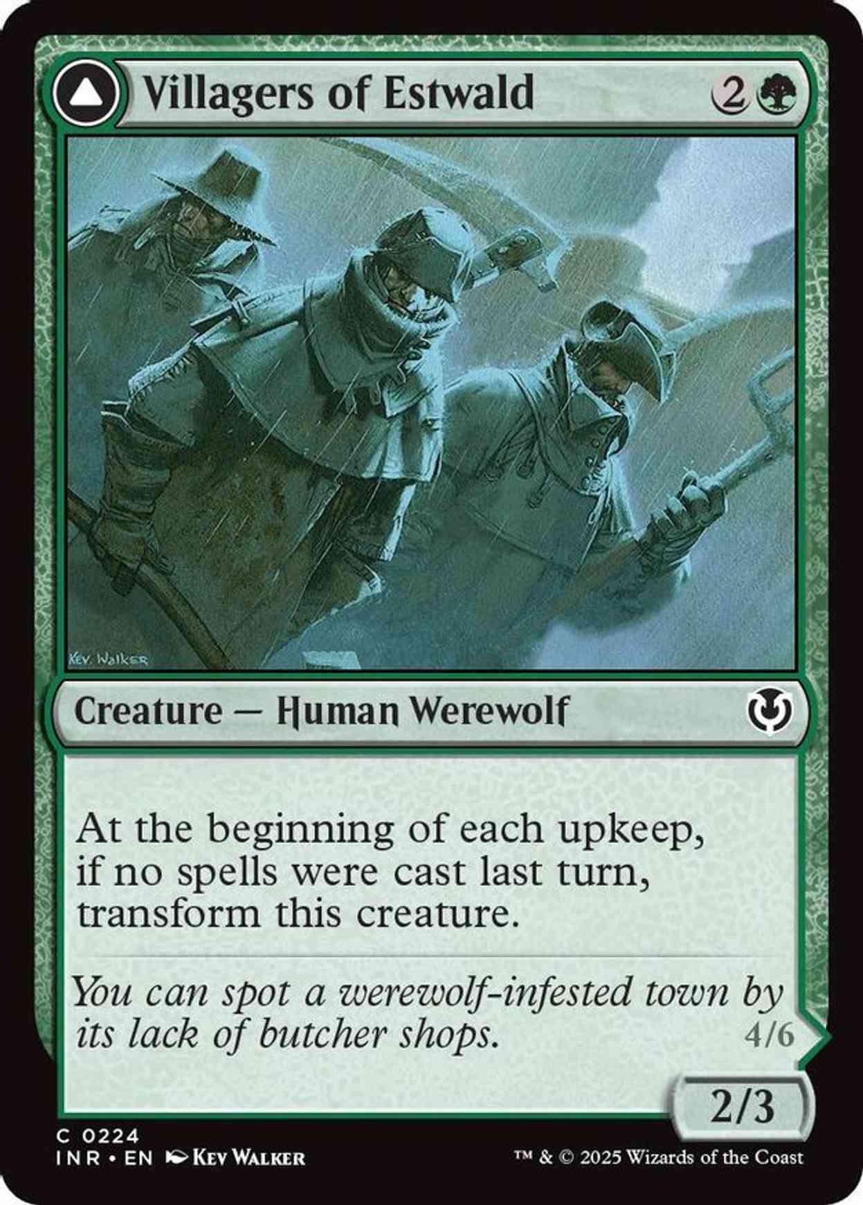 Villagers of Estwald magic card front