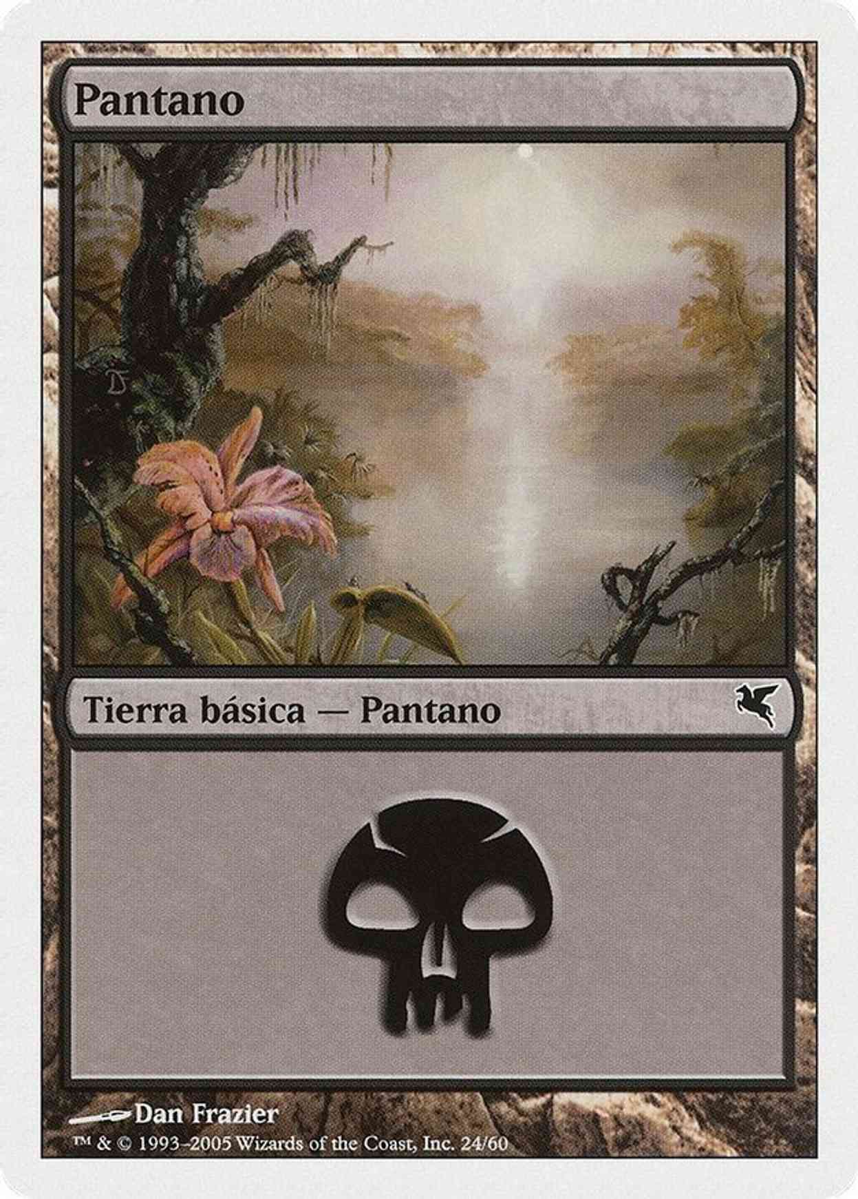 Swamp (Spanish) - "Pantano" (A24) magic card front