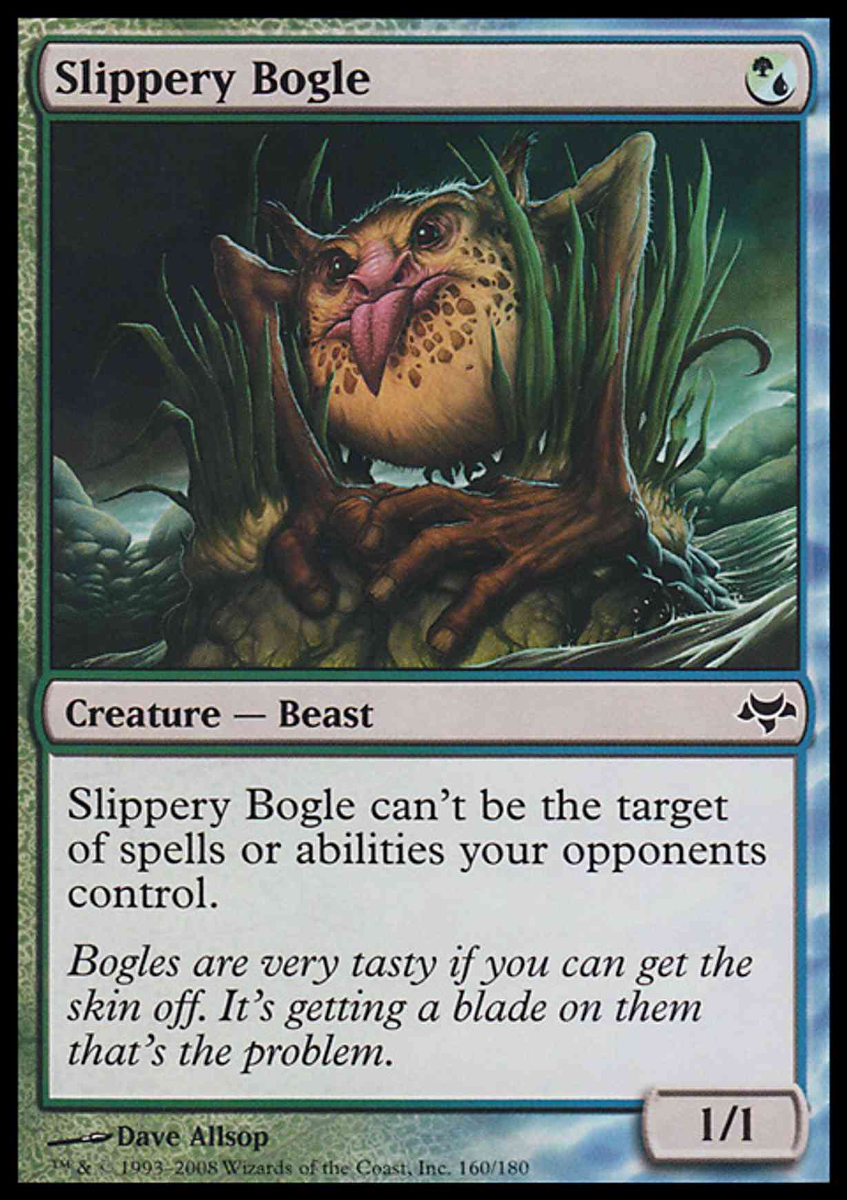 Slippery Bogle magic card front
