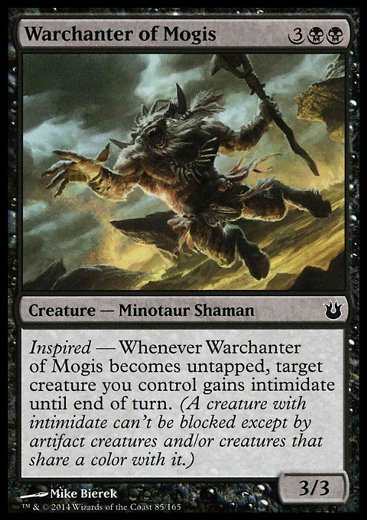 Warchanter of Mogis magic card front