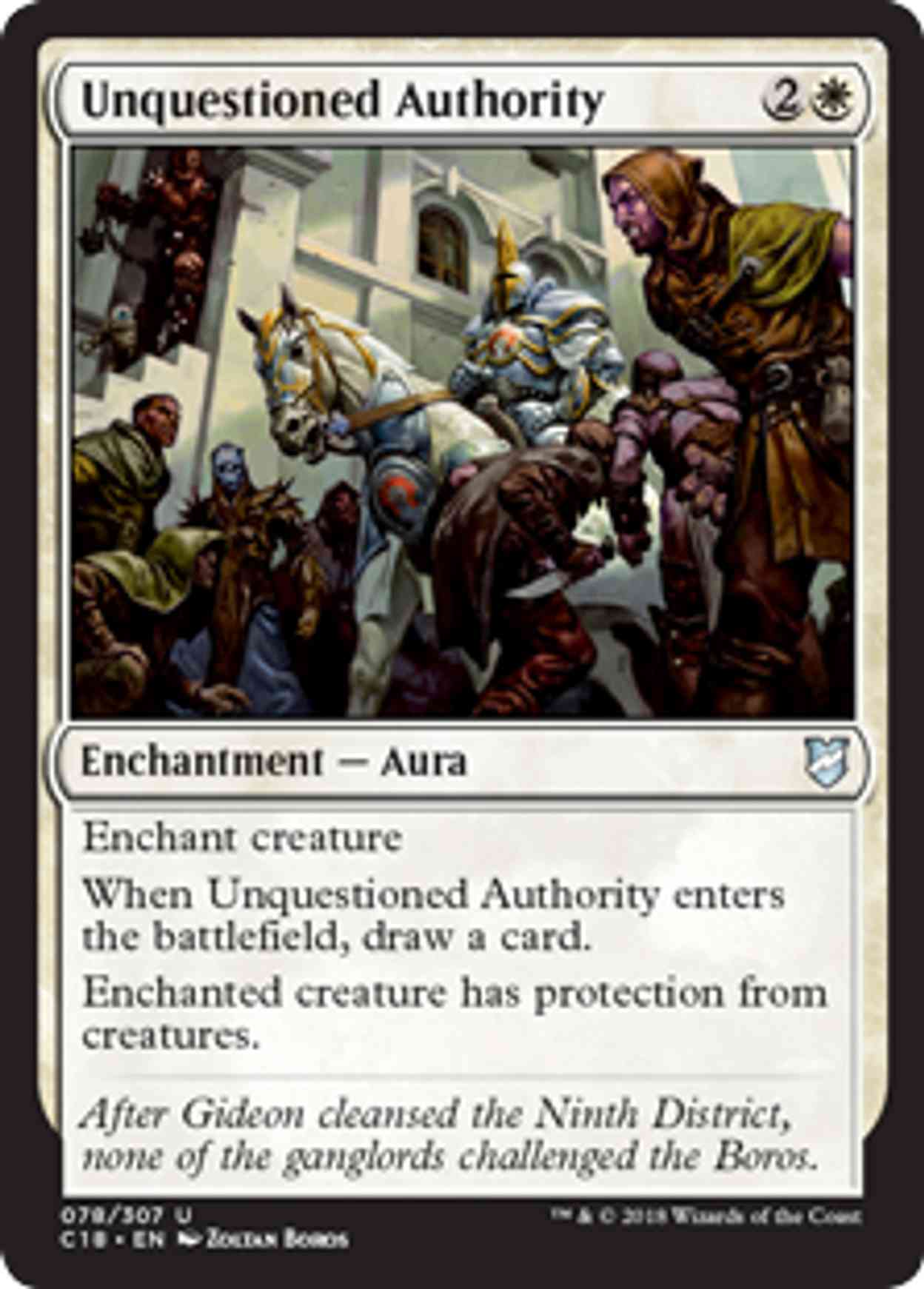 Unquestioned Authority magic card front
