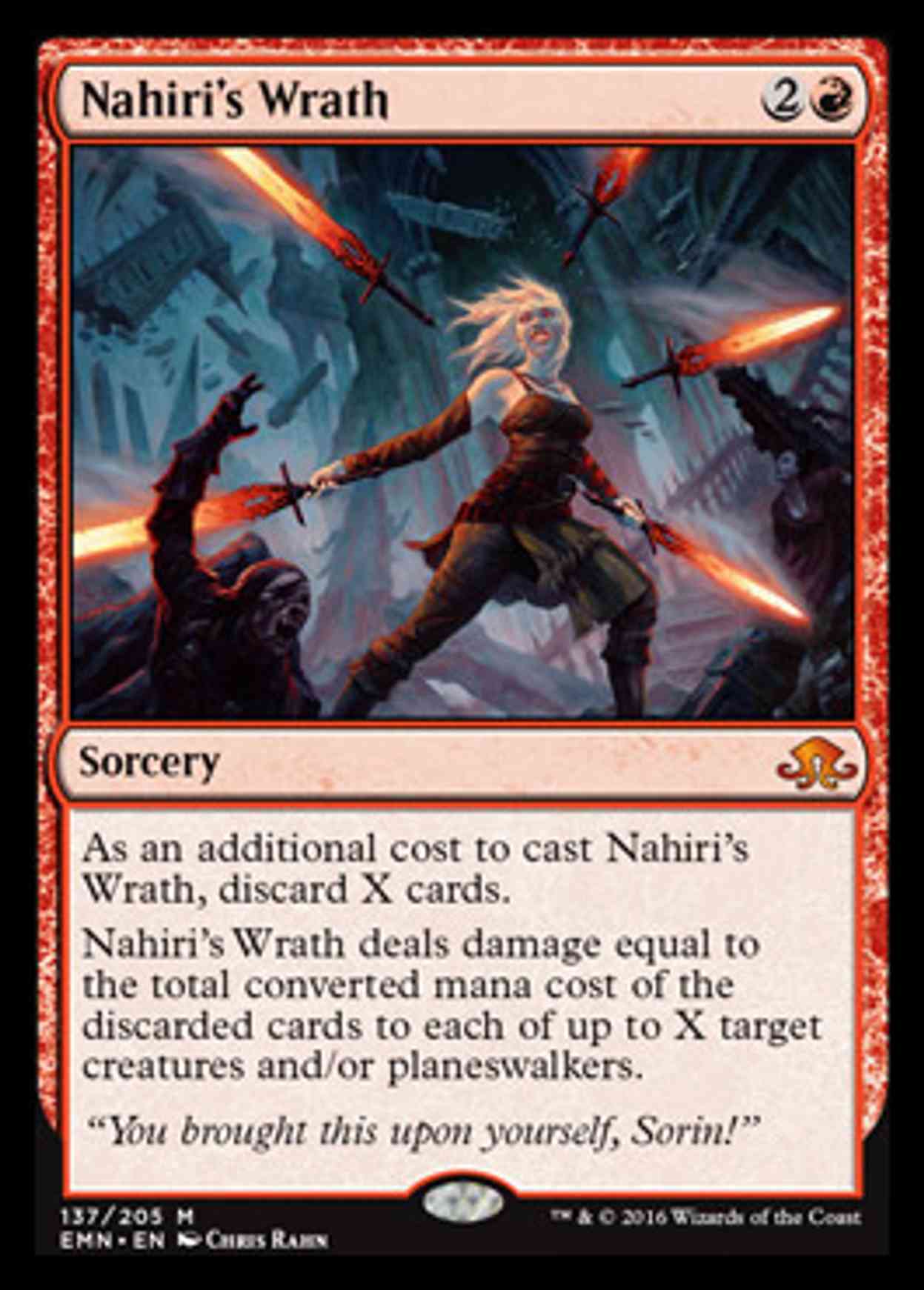 Nahiri's Wrath magic card front