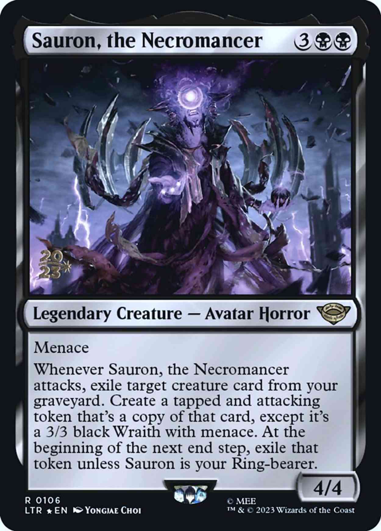 Sauron, the Necromancer magic card front