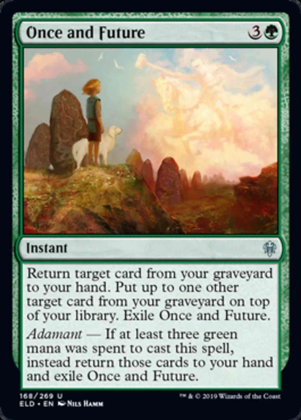 Once and Future magic card front