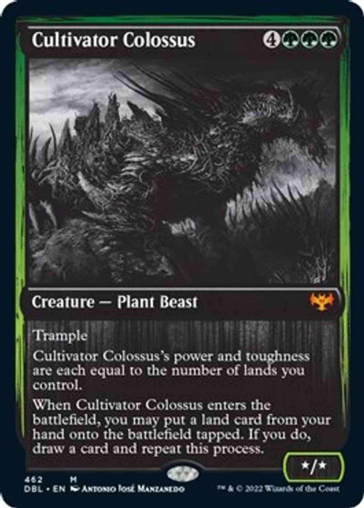 Cultivator Colossus magic card front