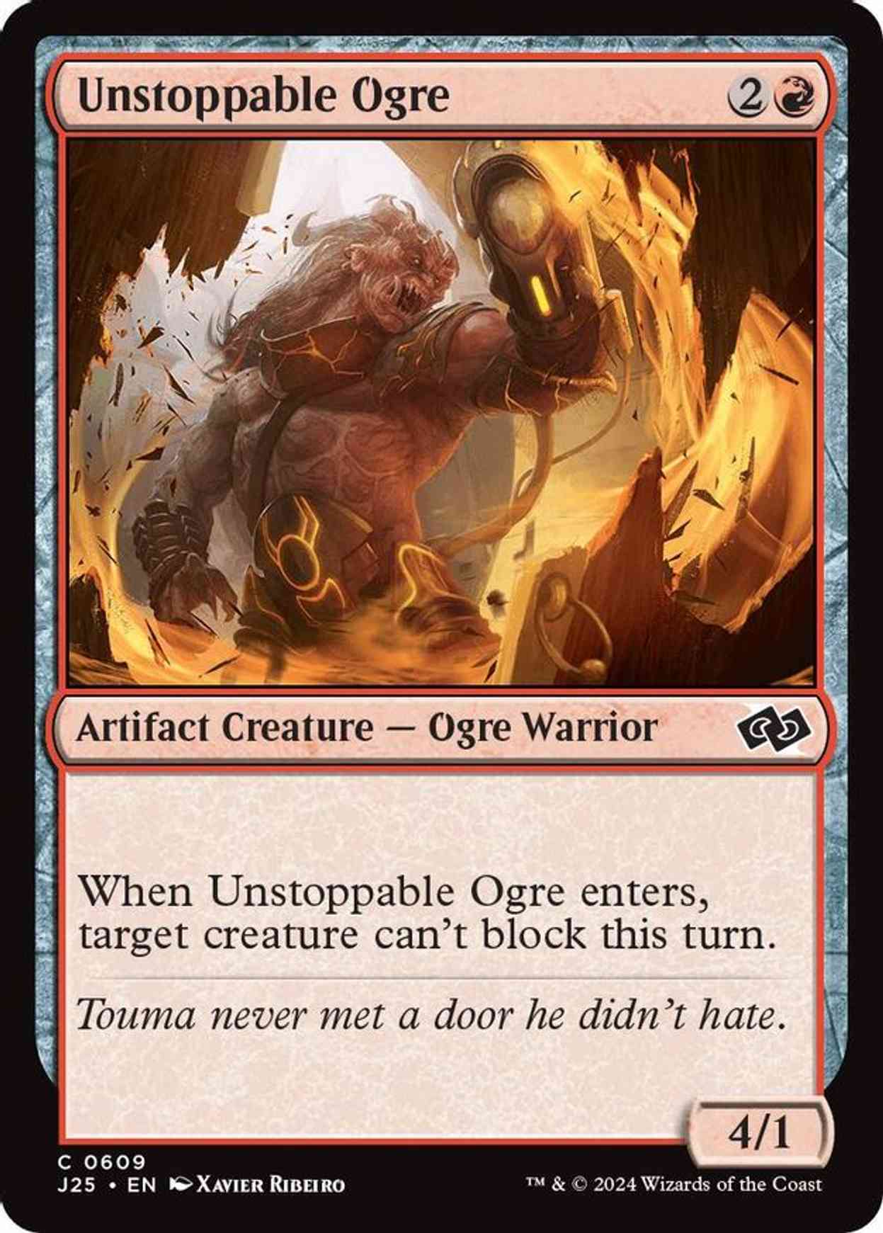 Unstoppable Ogre magic card front