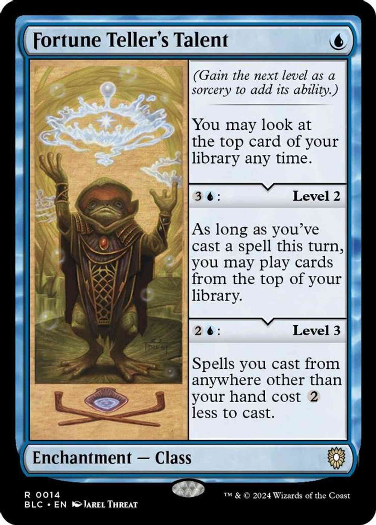 Fortune Teller's Talent magic card front