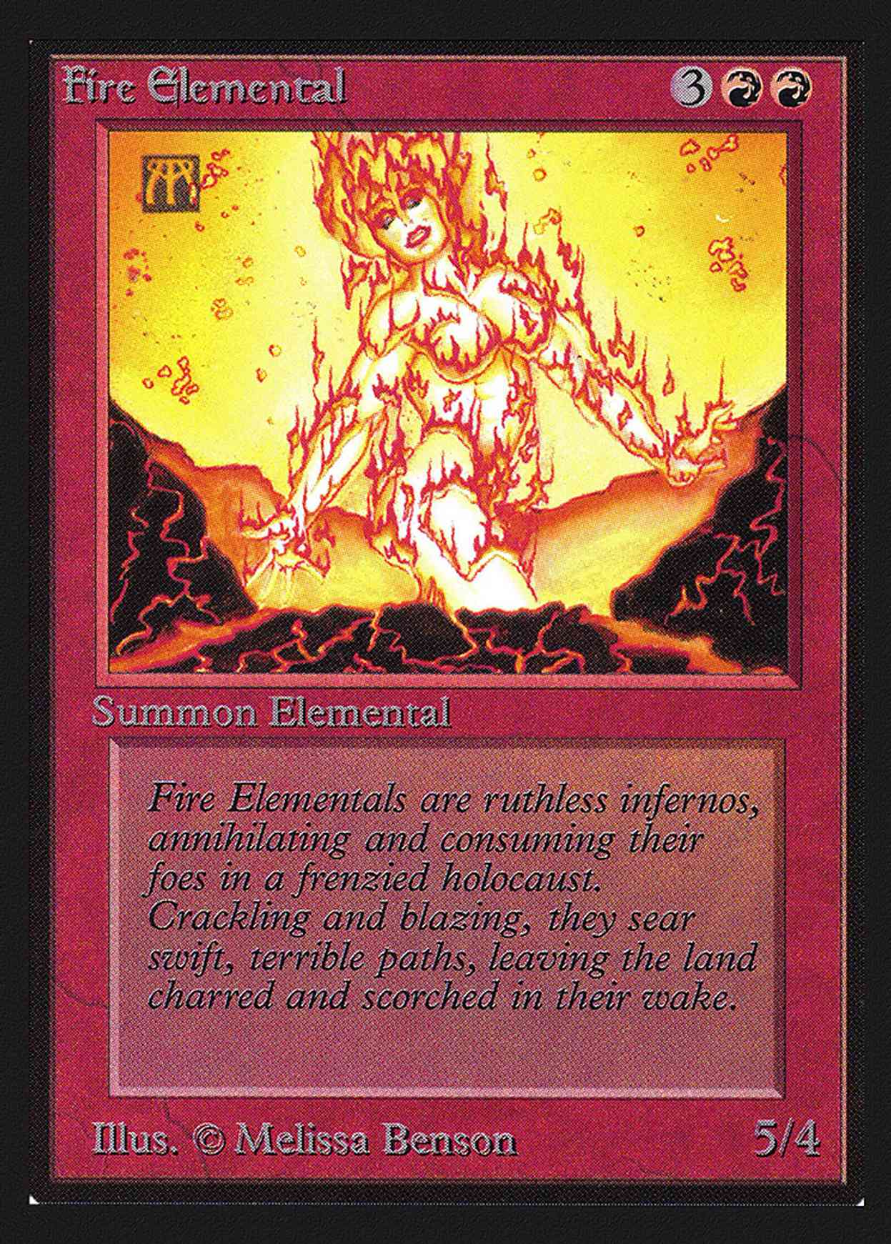 Fire Elemental (IE) magic card front