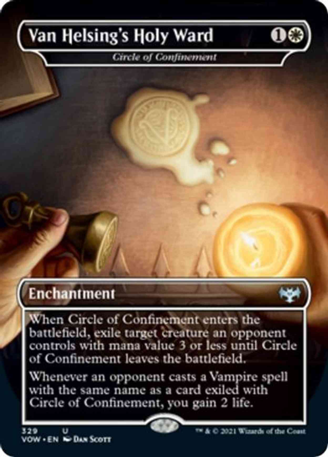 Van Helsing's Holy Ward - Circle of Confinement magic card front