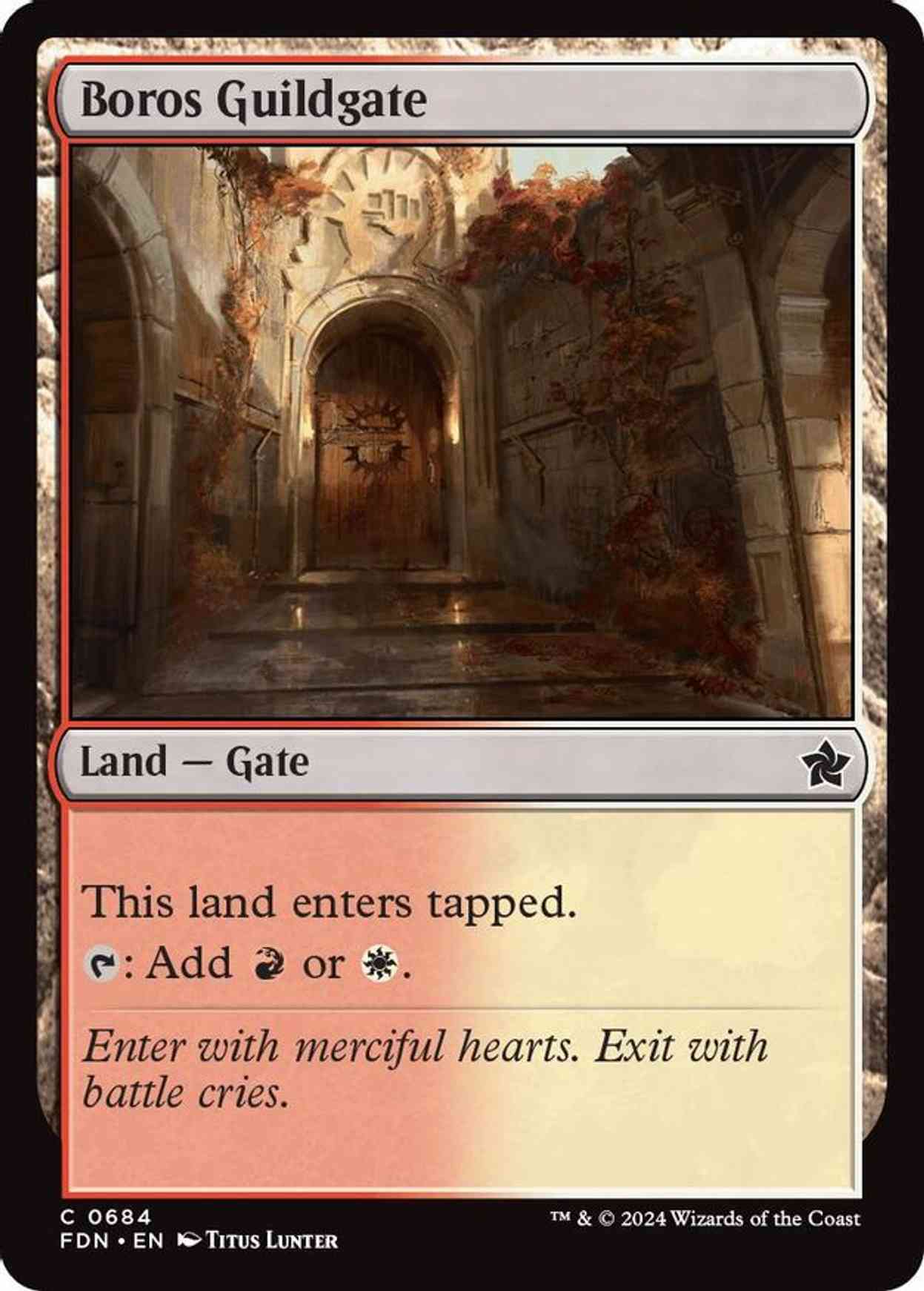 Boros Guildgate magic card front