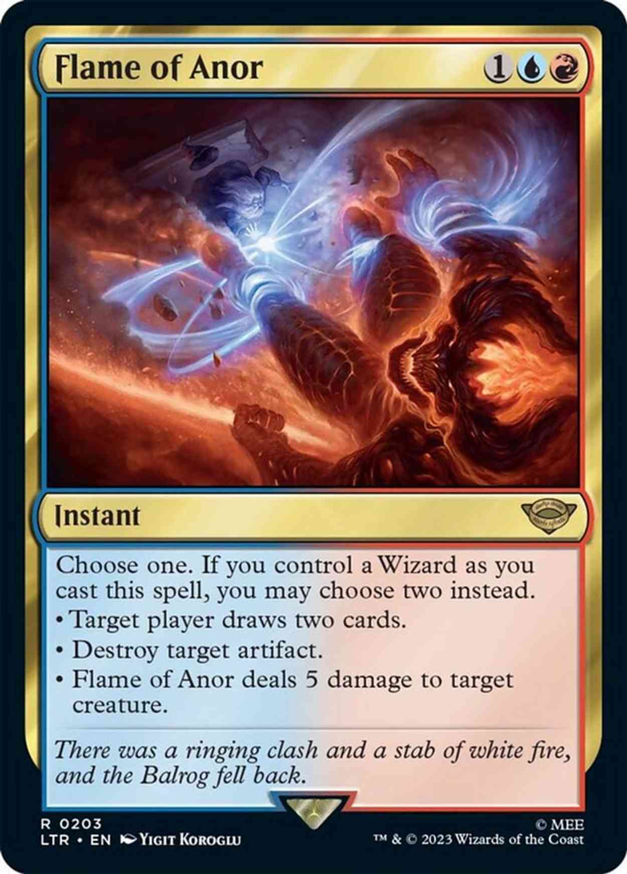 Flame of Anor magic card front