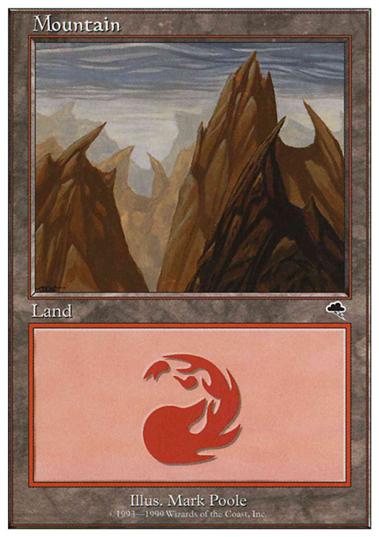 Mountain (117) magic card front