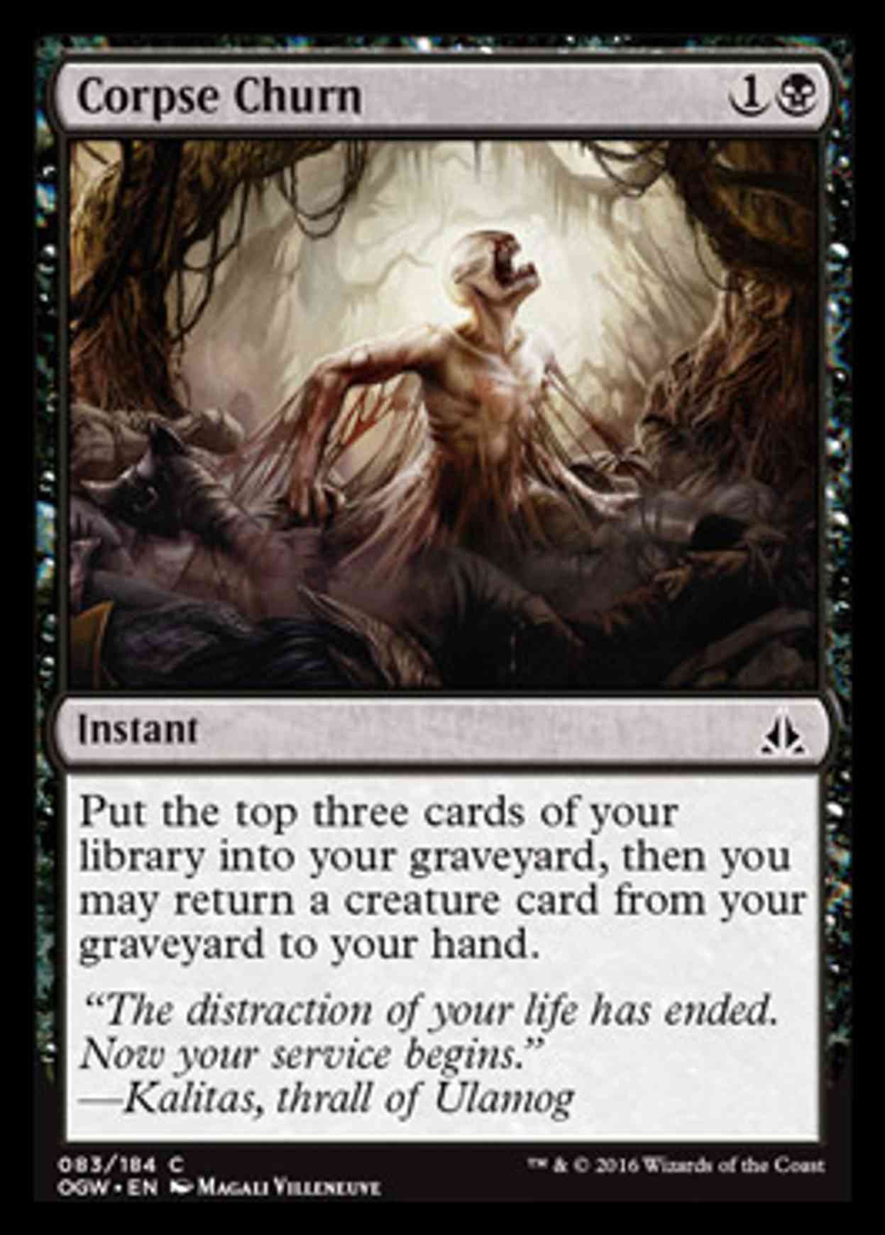 Corpse Churn magic card front
