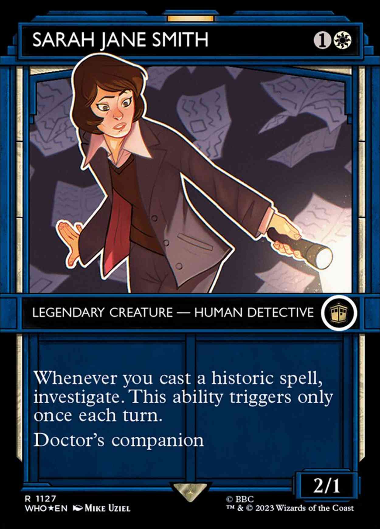 Sarah Jane Smith (Showcase) (Surge Foil) magic card front