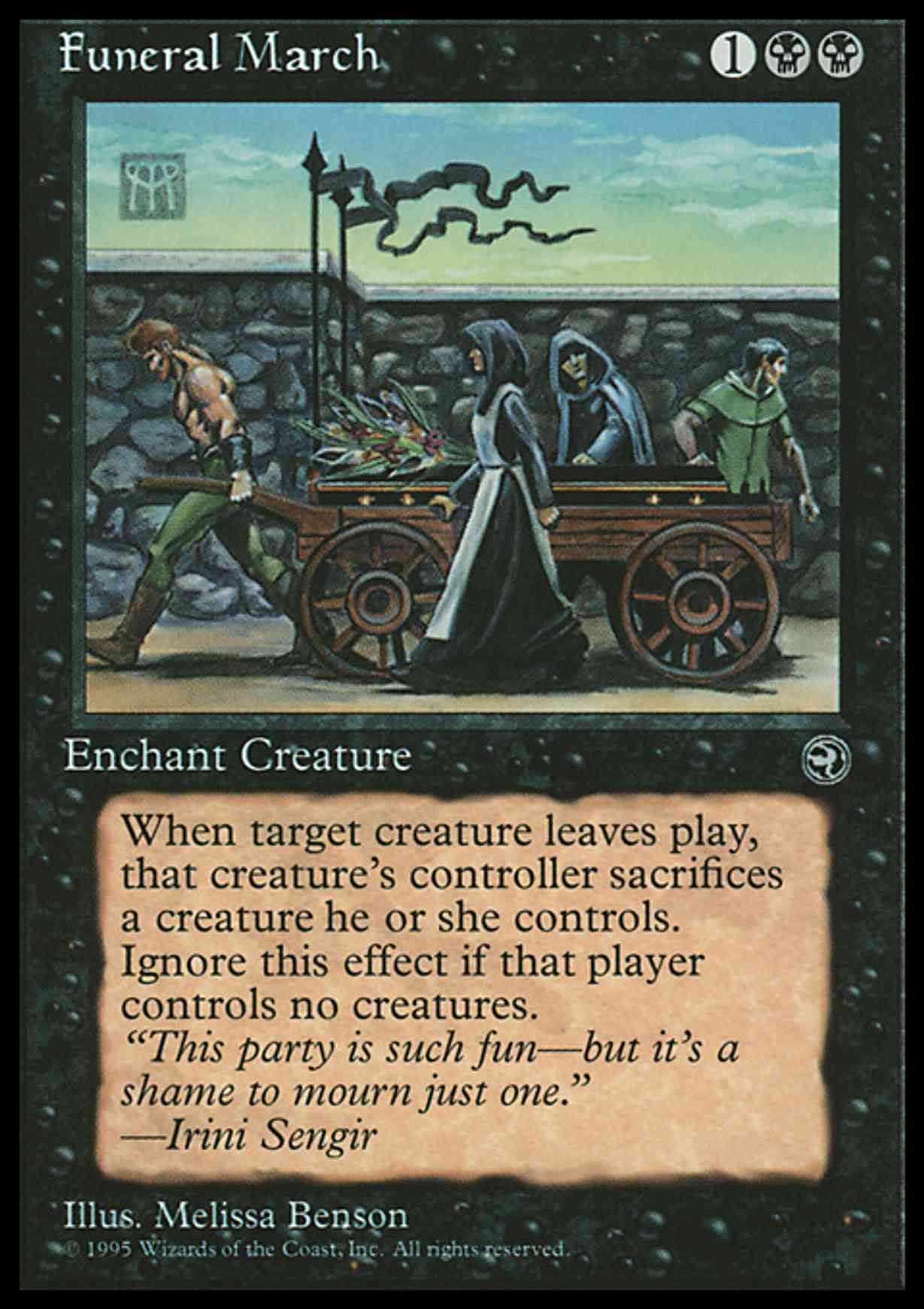 Funeral March magic card front