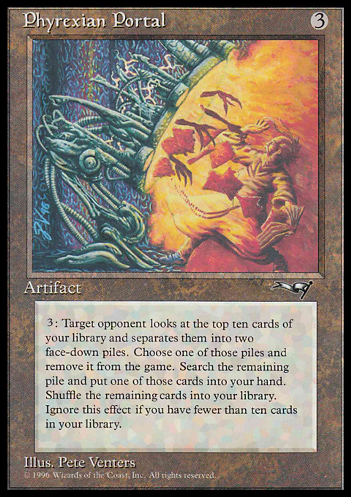 Phyrexian Portal magic card front
