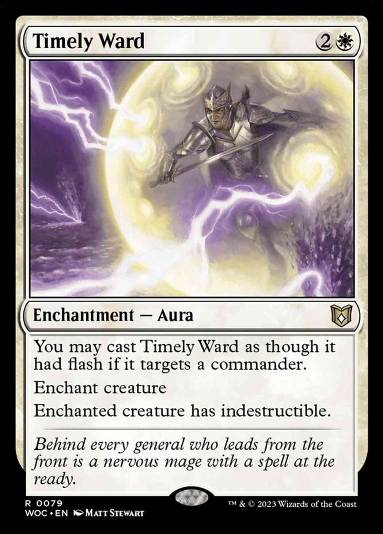 Timely Ward magic card front