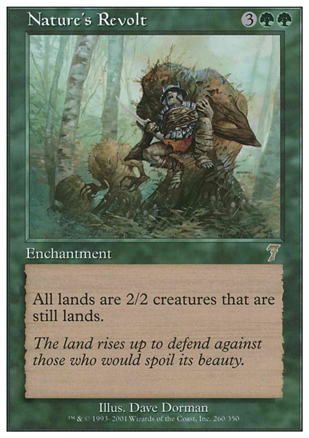Nature's Revolt magic card front