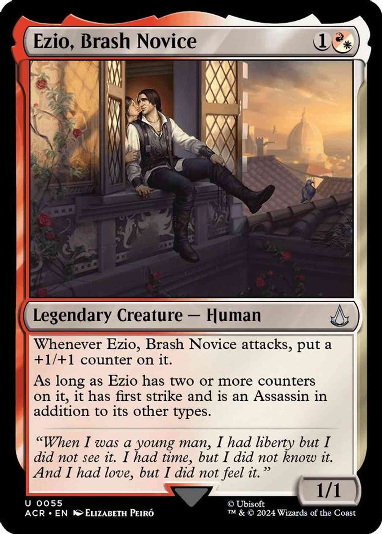 Ezio, Brash Novice magic card front