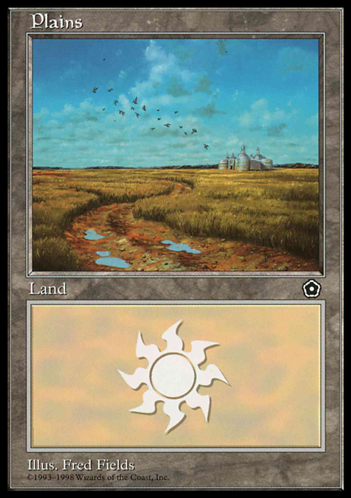 Plains (162) magic card front