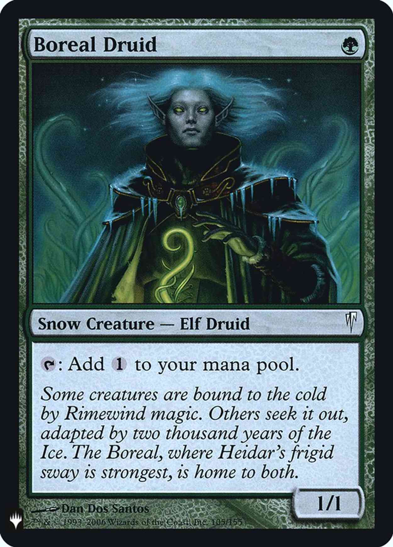 Boreal Druid magic card front