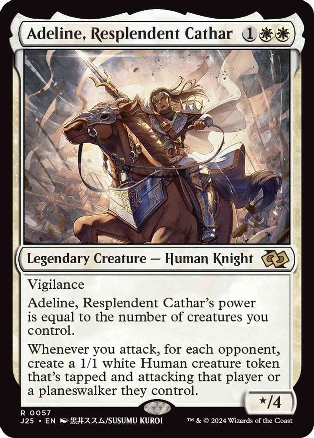 Adeline, Resplendent Cathar (Anime) magic card front