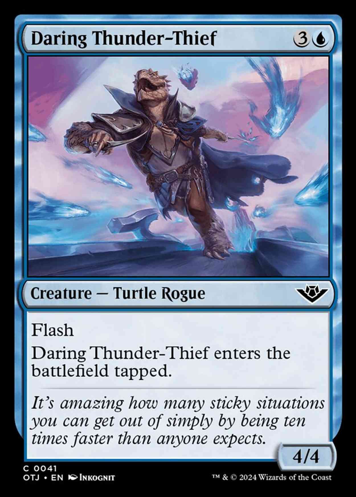 Daring Thunder-Thief magic card front