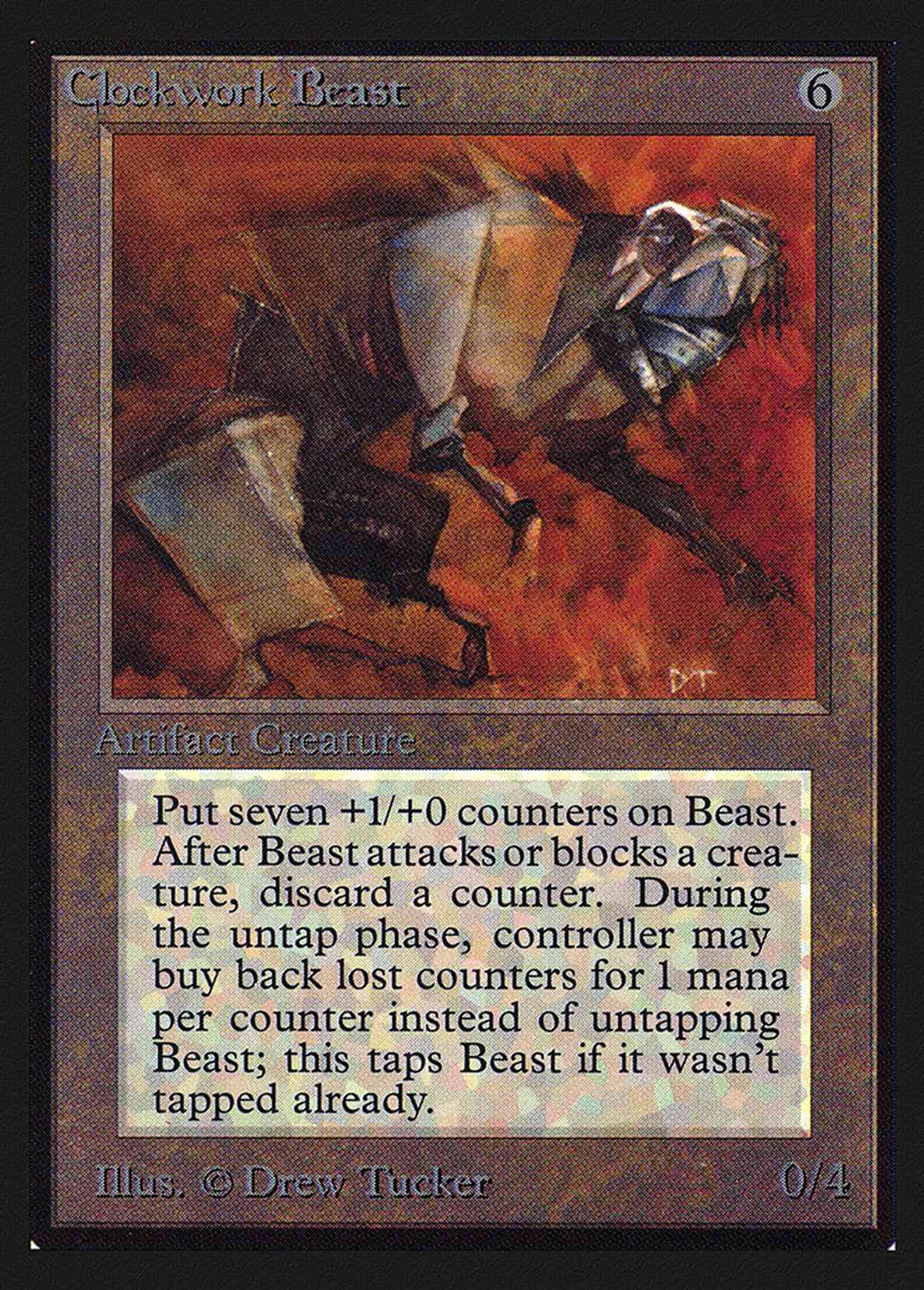 Clockwork Beast (IE) magic card front