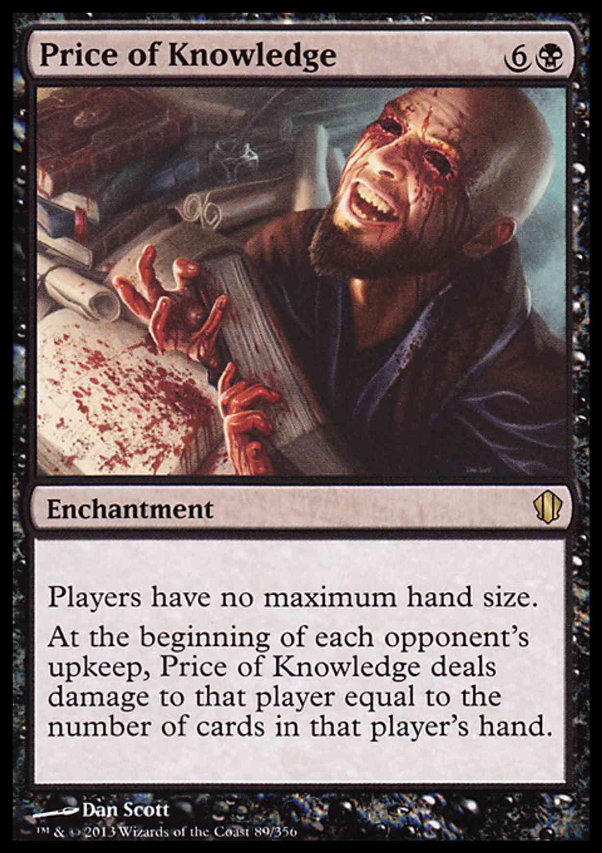 Price of Knowledge magic card front