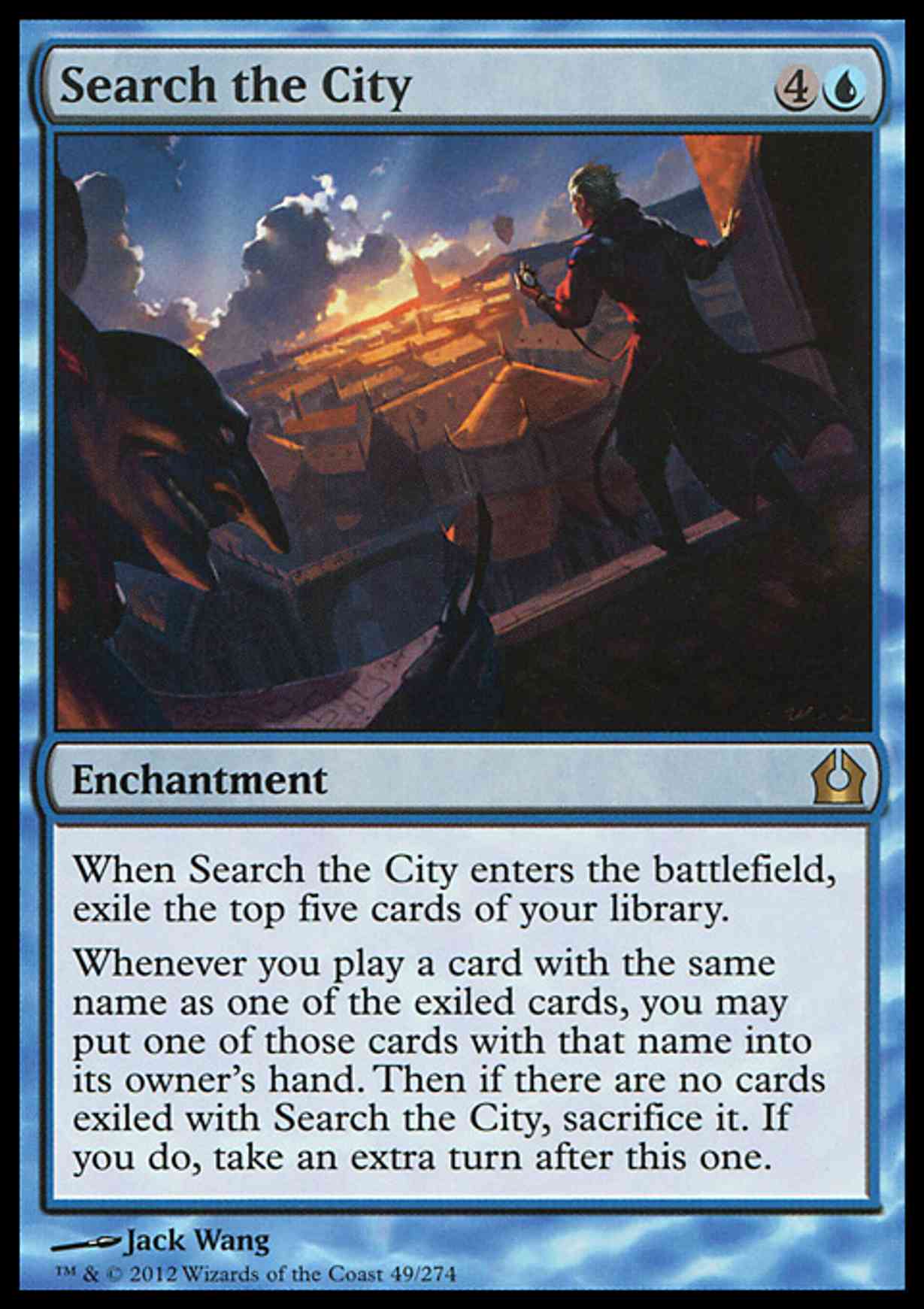 Search the City magic card front