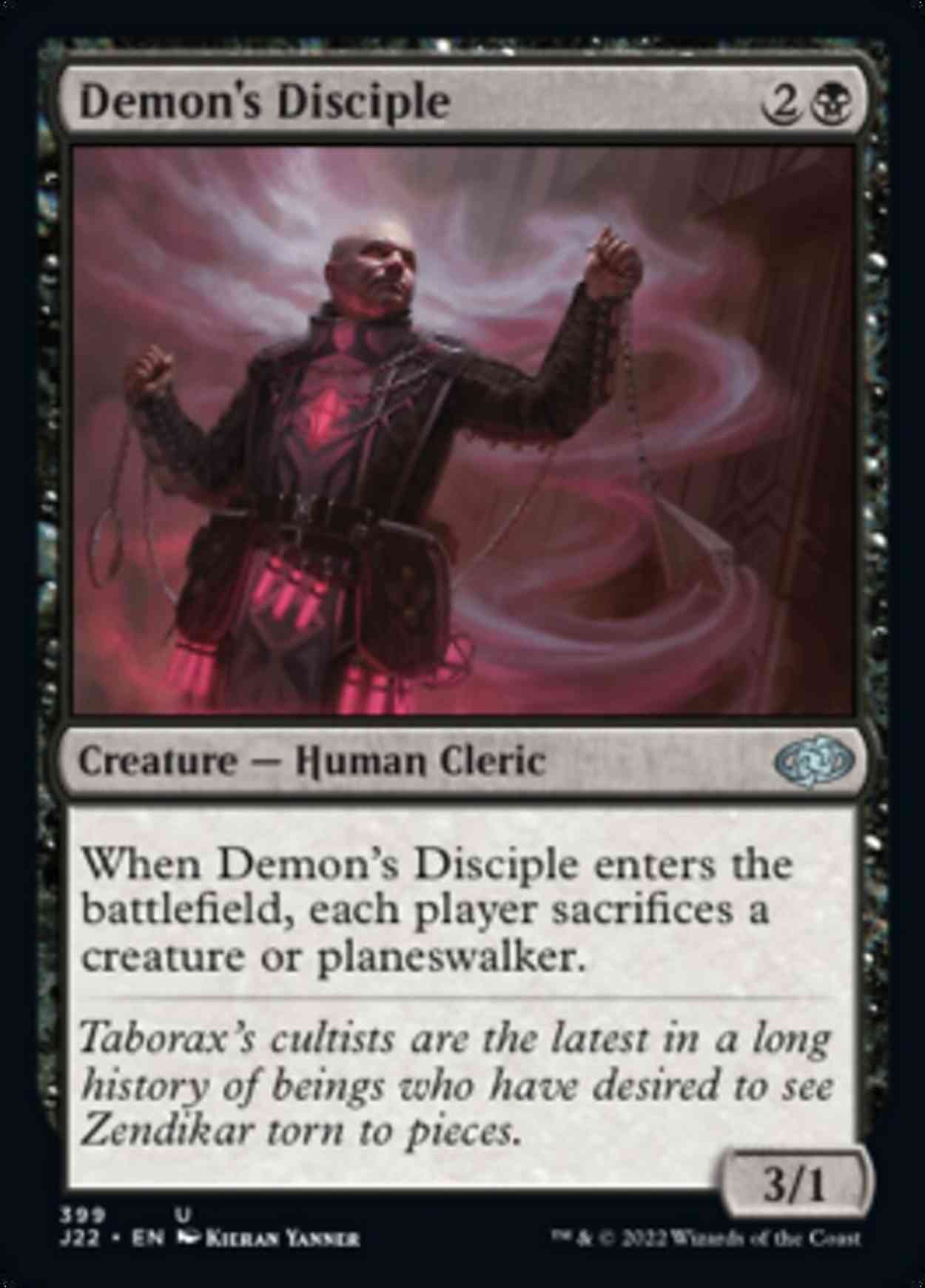 Demon's Disciple magic card front