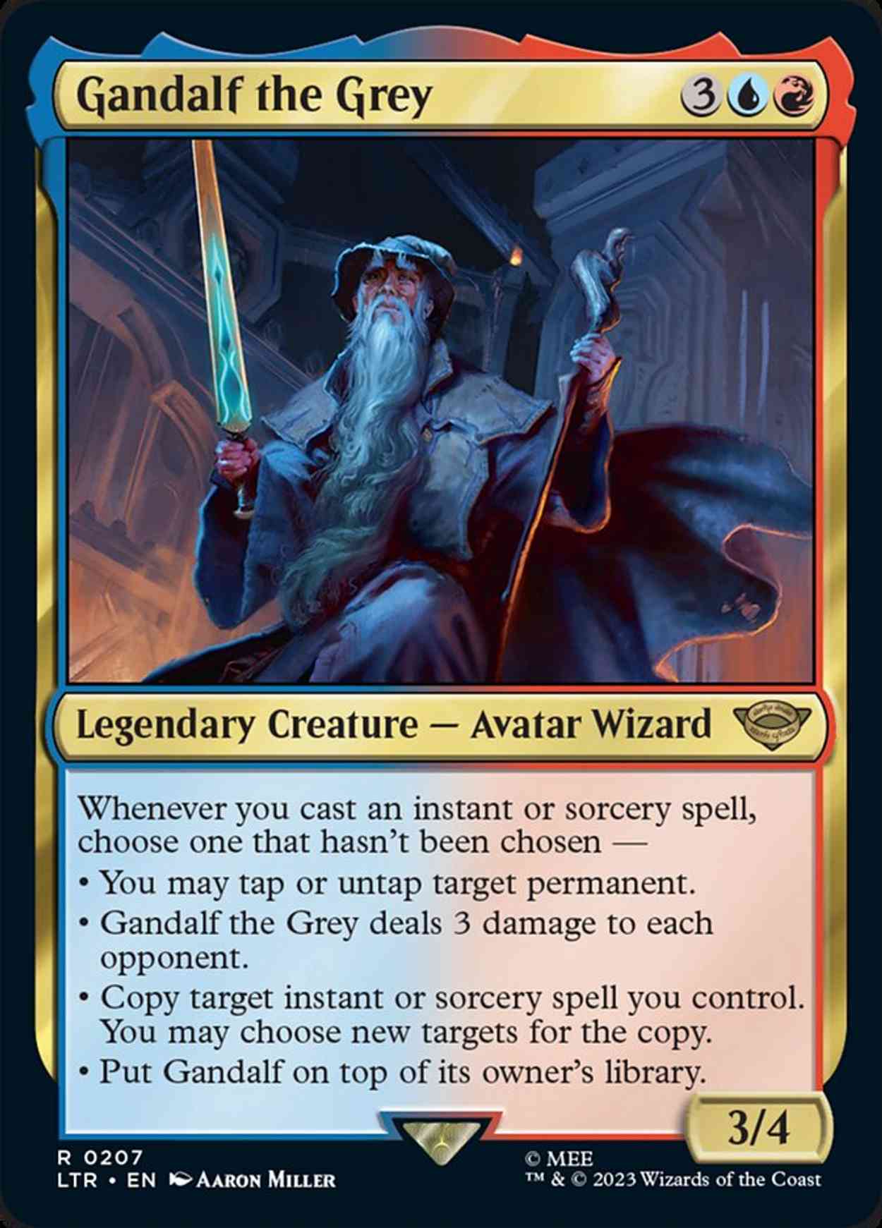 Gandalf the Grey magic card front