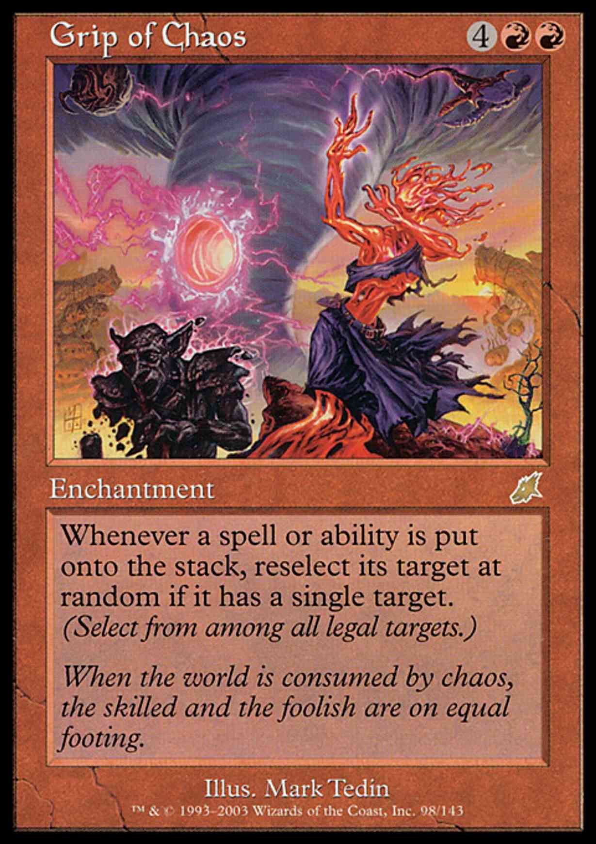 Grip of Chaos magic card front