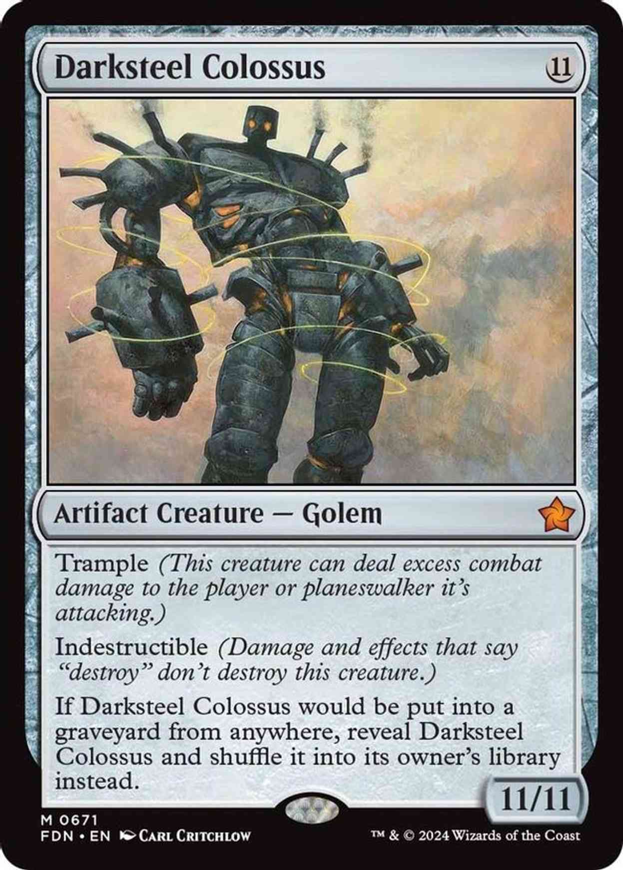 Darksteel Colossus magic card front