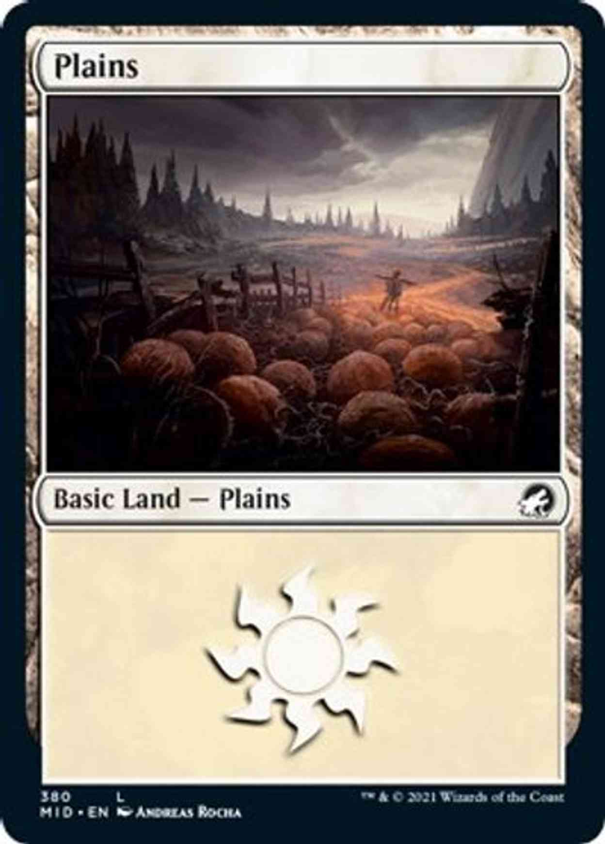 Plains (380) magic card front
