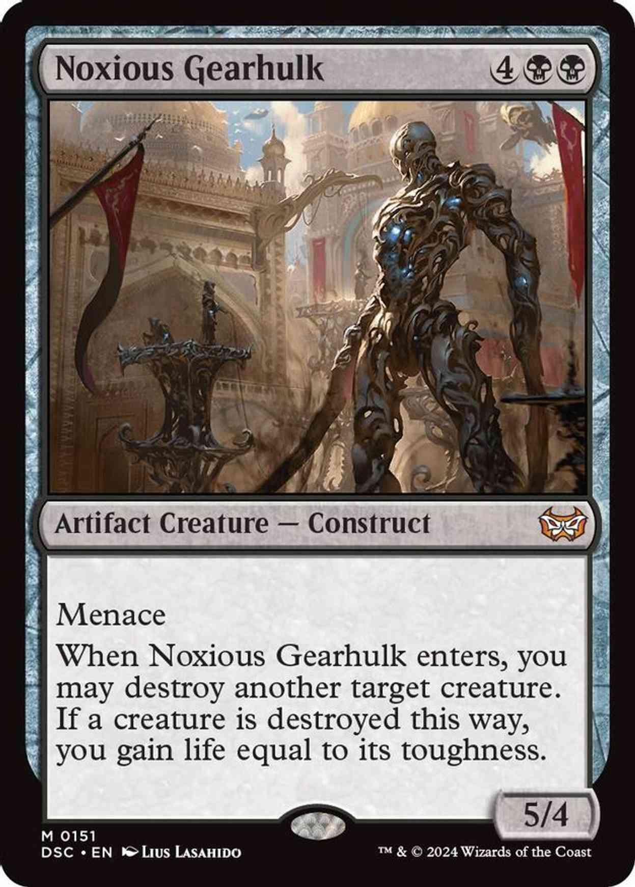 Noxious Gearhulk magic card front