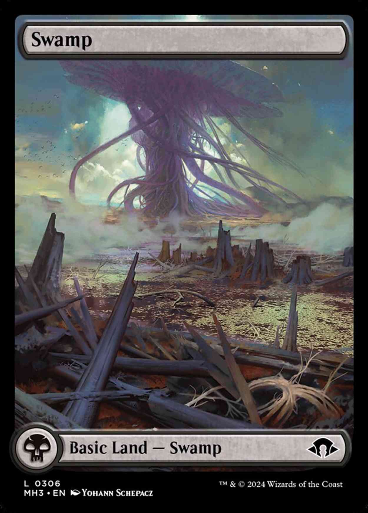 Swamp (0306) magic card front