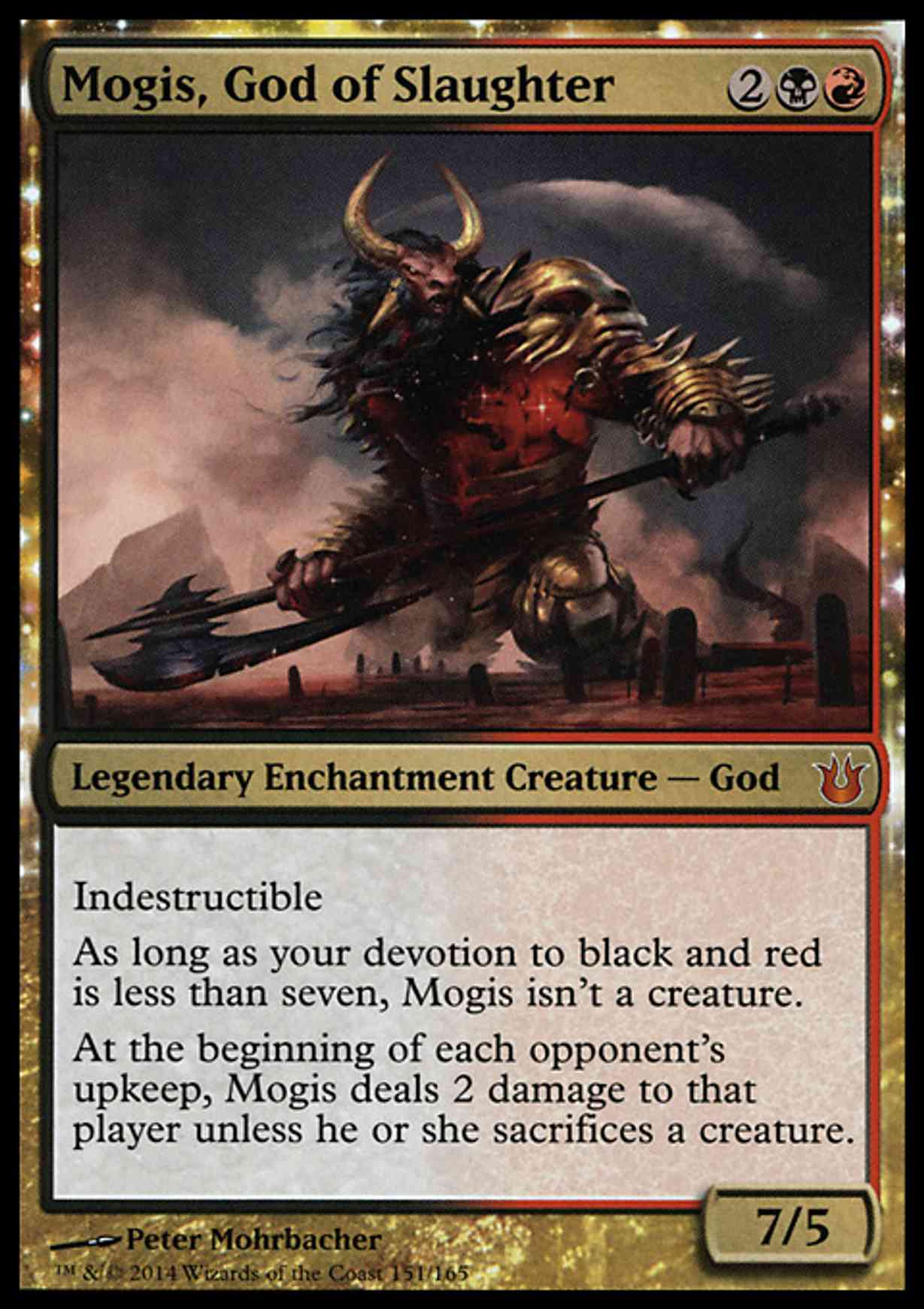 Mogis, God of Slaughter magic card front