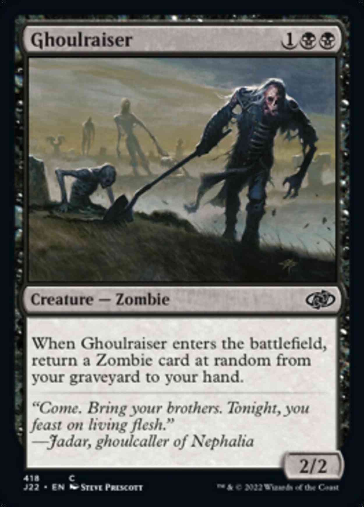 Ghoulraiser magic card front