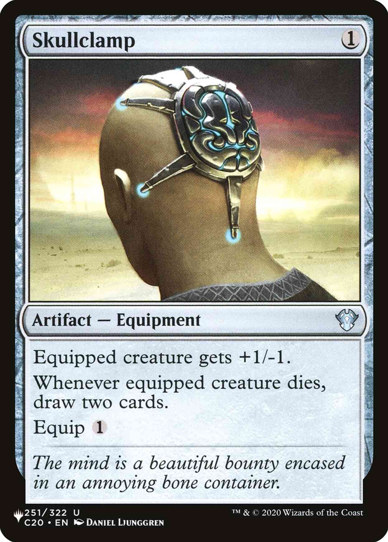 Skullclamp (251) magic card front