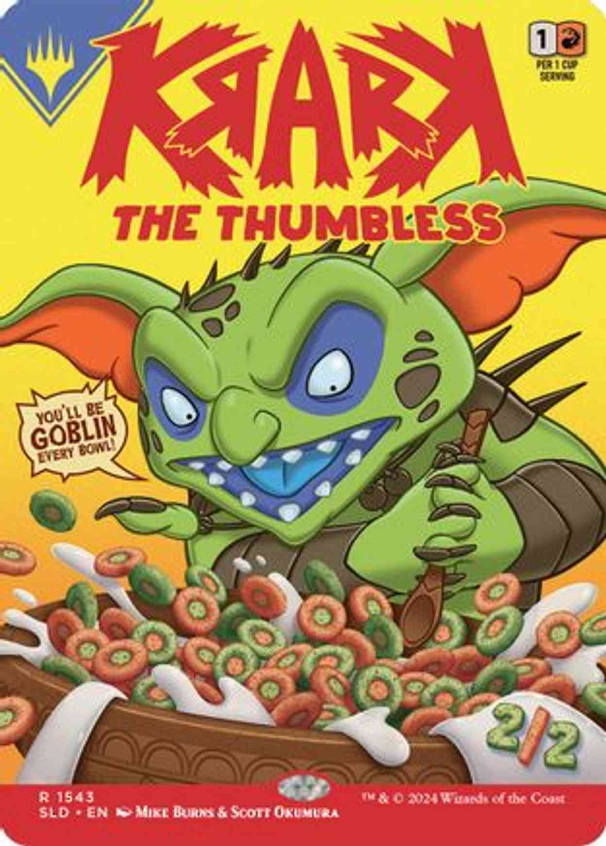 Krark, the Thumbless magic card front